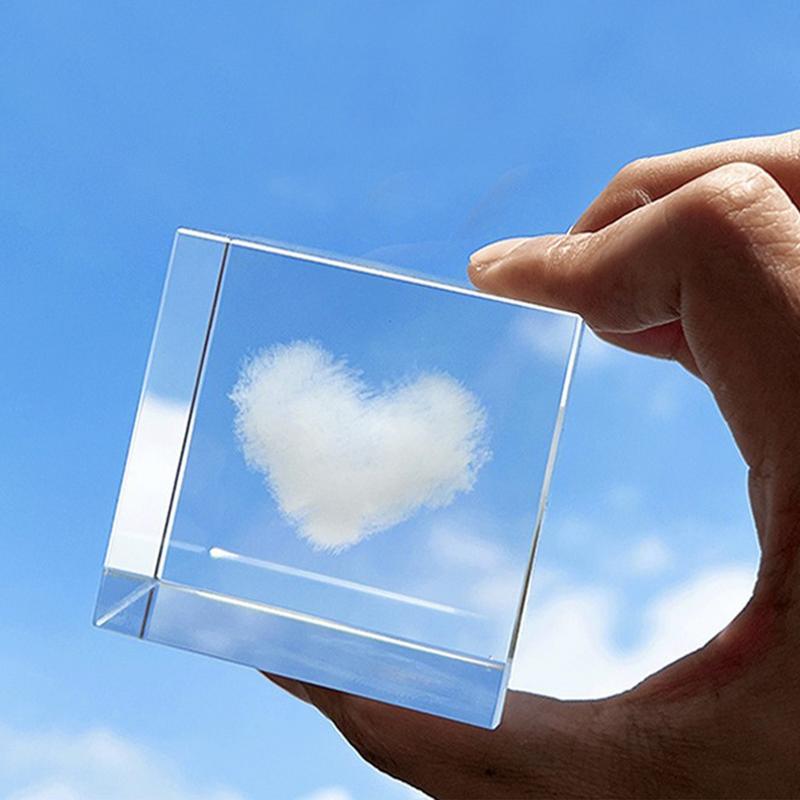 Resin Art Aesthetic - Cloud Cube Ornament Cloud Cube Crystal