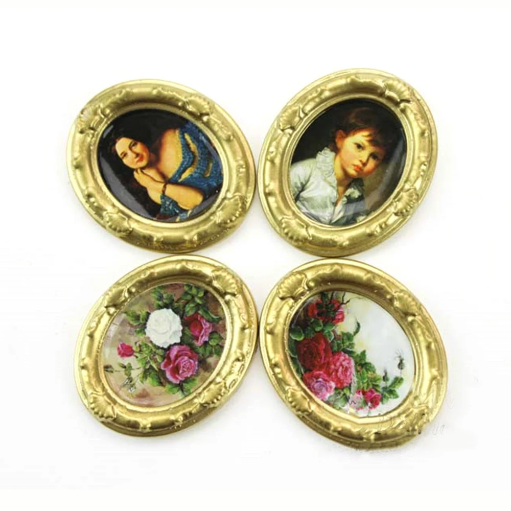 Resin Art Frame - 1/12 Dollhouse Miniature Photo Frame Mini