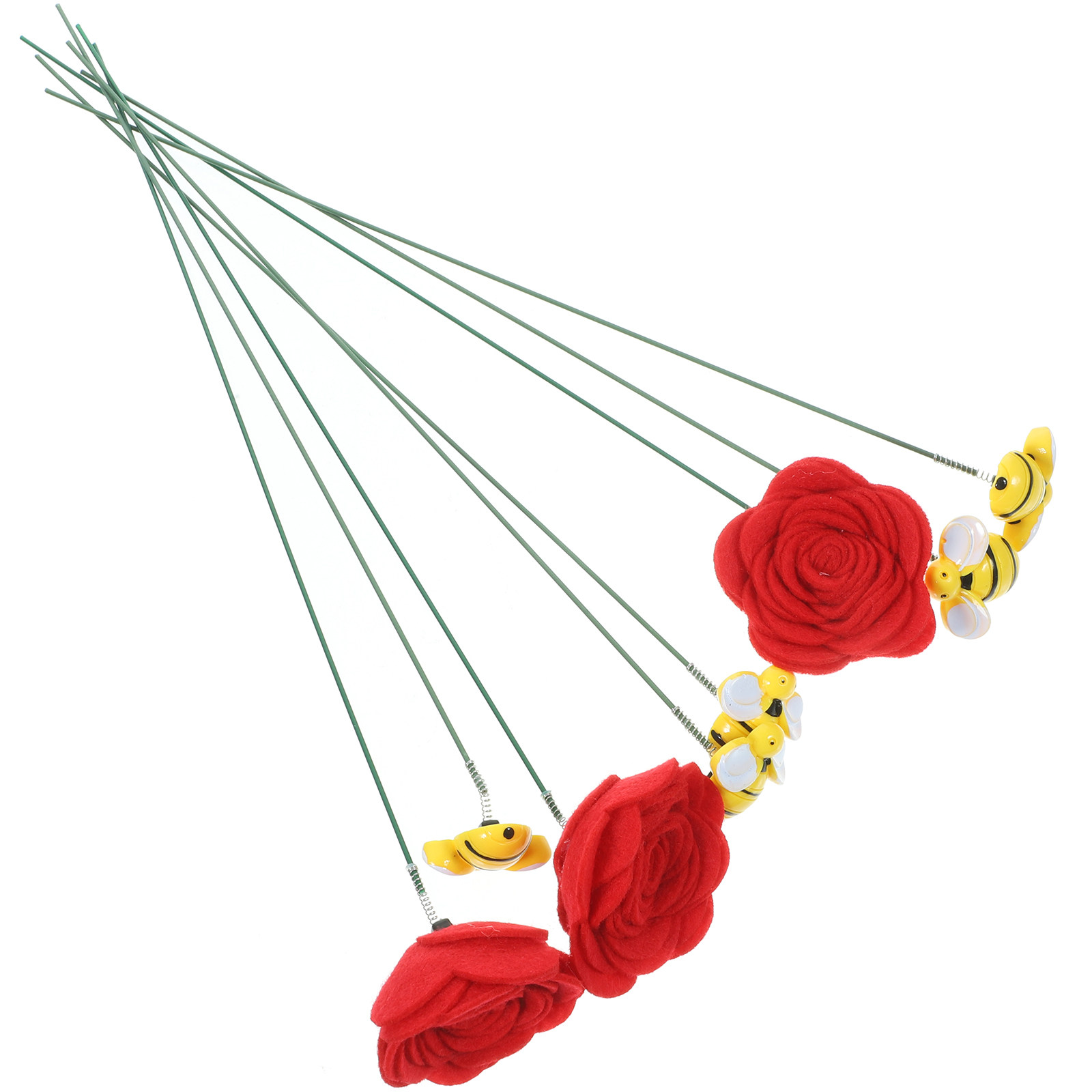 Resin Art Of Flowers - 1Set Realistic Stake Decorative Resin Craft