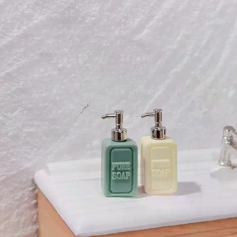 4Pcs Miniature Soap Dispenser  - đánh giá và giá Resin Art Bottle