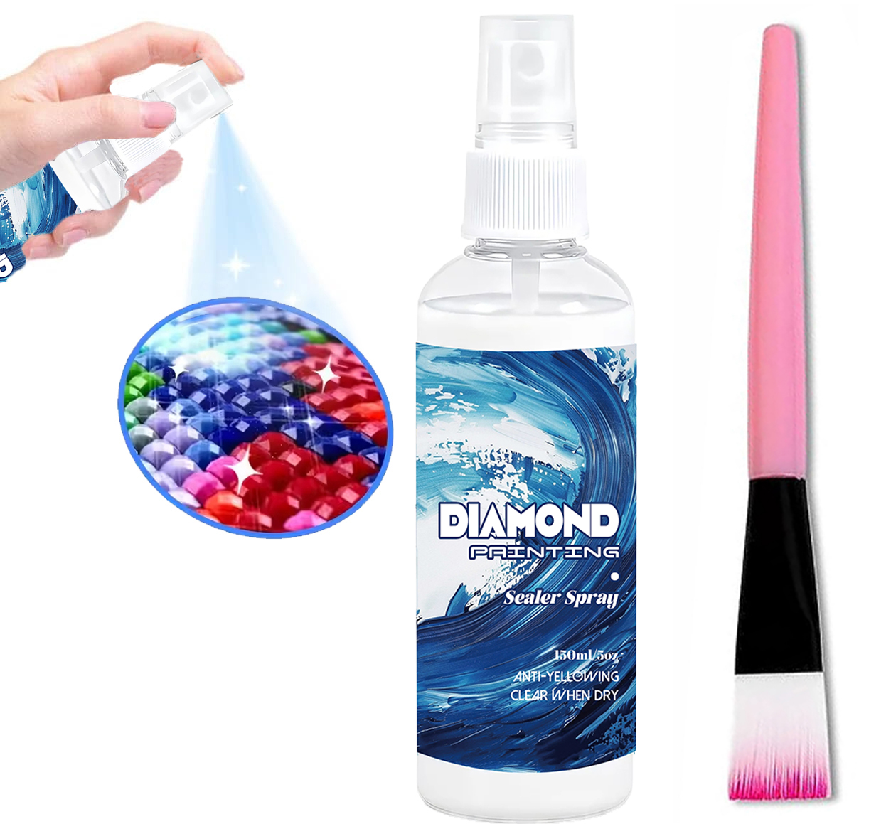 150ml Diamond Painting Sealant - đánh giá và giá Resin Art And Craft