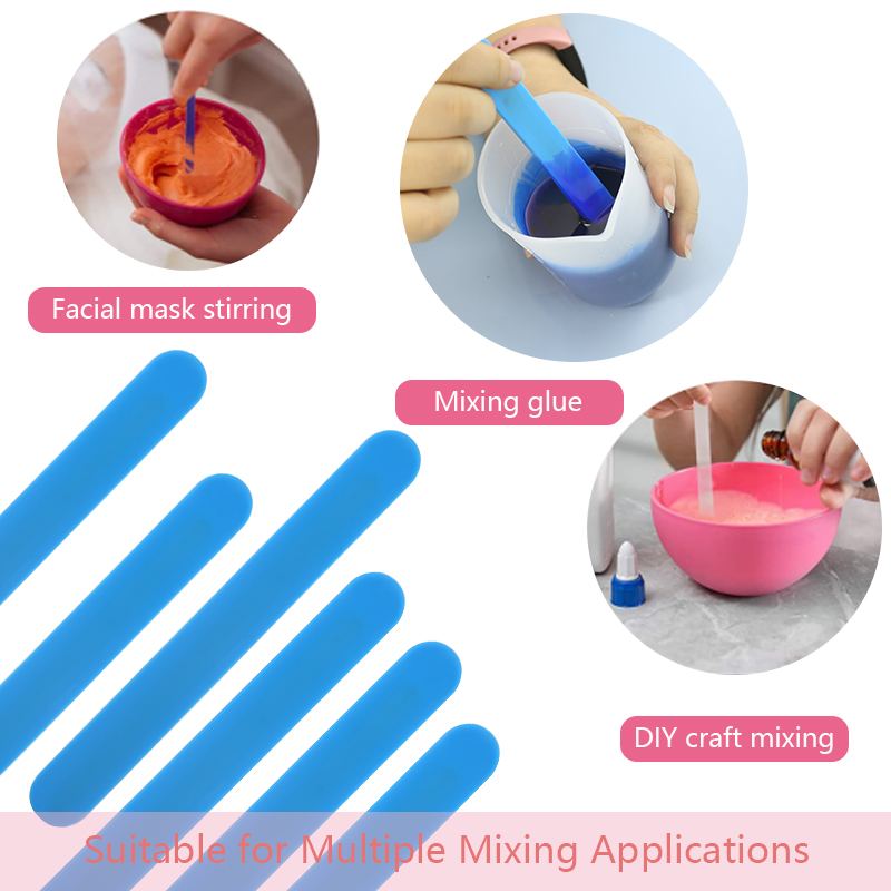 Silicone Stir Sticks Reusable  - đánh giá và giá Glitter Powder Resin