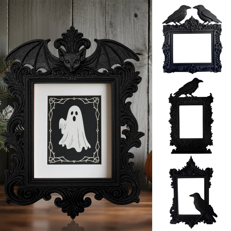 Decorations HaLLoween Crow Bat - đánh giá và giá Resin Art Frame
