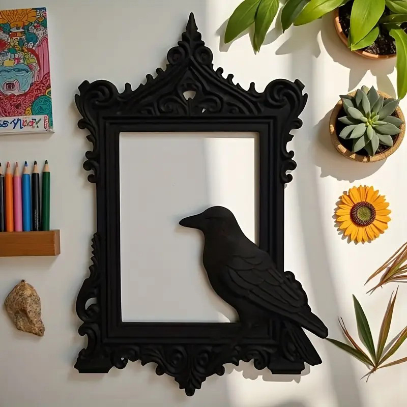Decorations HaLLoween Crow Bat - đánh giá và giá Resin Art Frame