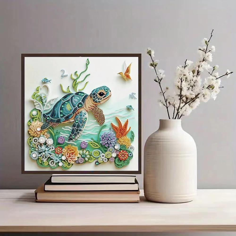 Sea Turtle Animal Diamond Pain - đánh giá và giá Resin Art Of Flowers