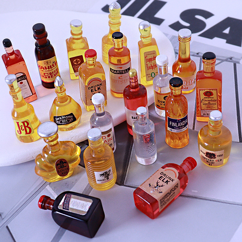 10pcs Miniature Dollhouse Bott - đánh giá và giá Resin Art Bottle