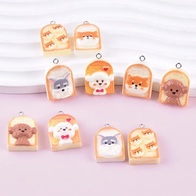 10Pcs Cute Toast Dog Resin Pen - đánh giá và giá Resin Art And Craft