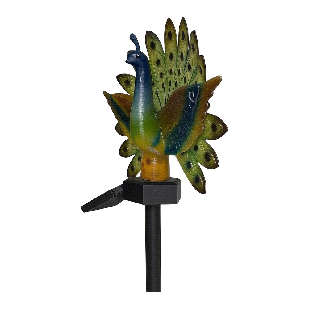 Resin Solar Peacock Garden Art - đánh giá và giá Resin Art Aesthetic