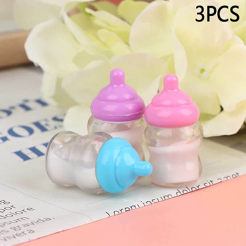 ●3PCS Dollhouse Baby Bottle Ac - đánh giá và giá Resin Art Bottle