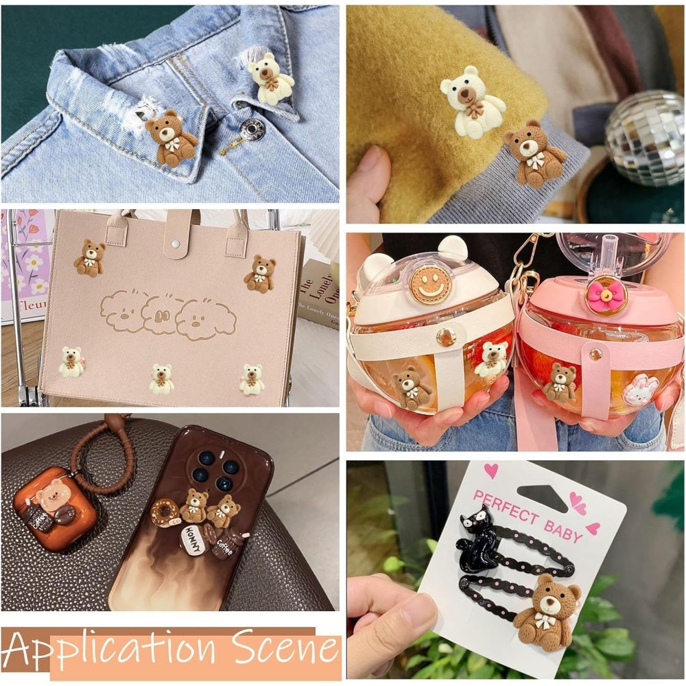 10-100pcs Cartoon Beige Coffee - đánh giá và giá Resin Art Bottle