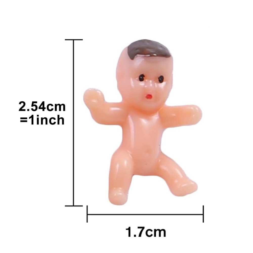 30/60/100Pcs Mini Plastic Babi - đánh giá và giá Resin Art Bottle
