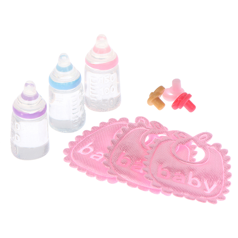 3PCS 1:12 Dolls House Miniatur - đánh giá và giá Resin Art Bottle