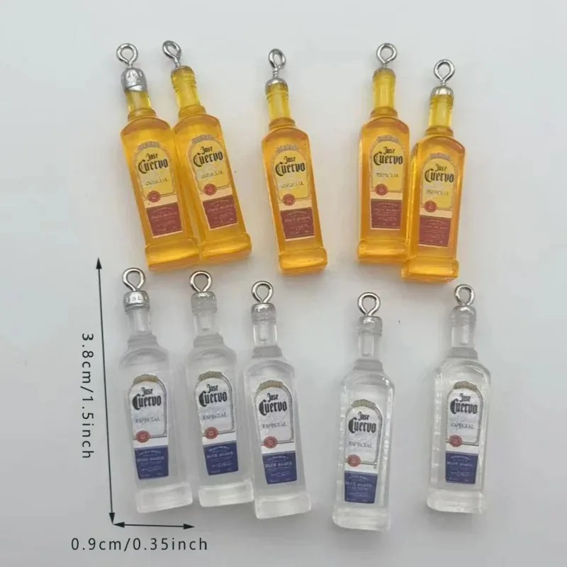 10Pcs/Lot Simulation Beer Bott - đánh giá và giá Resin Art Bottle