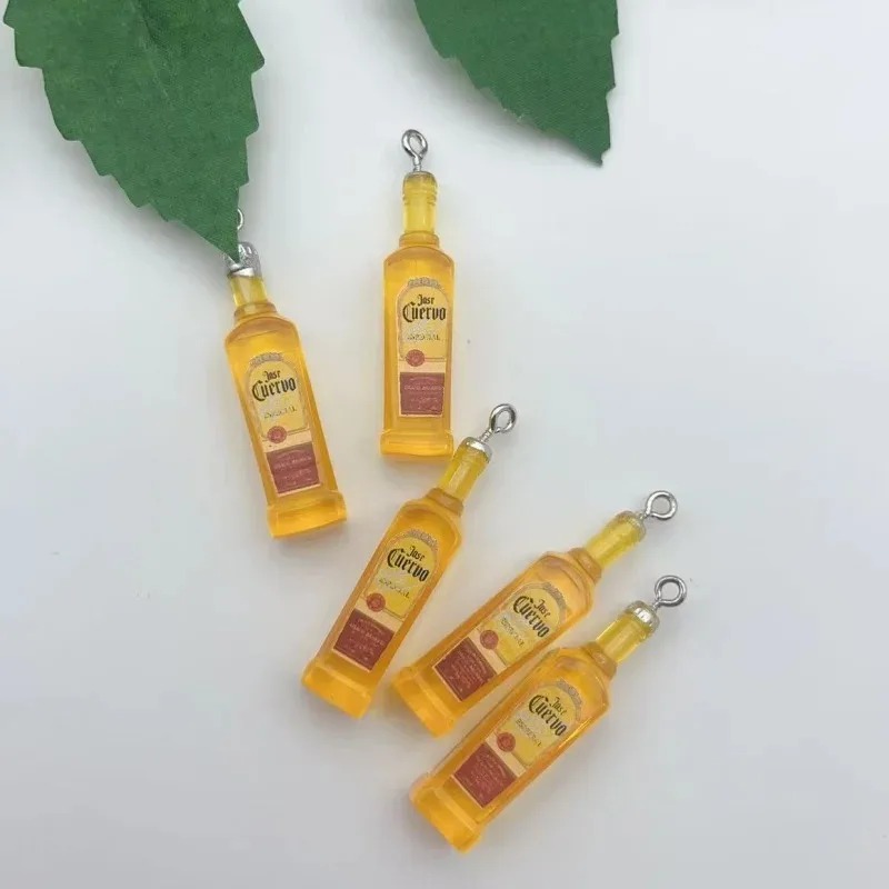 10Pcs/Lot Simulation Beer Bott - đánh giá và giá Resin Art Bottle