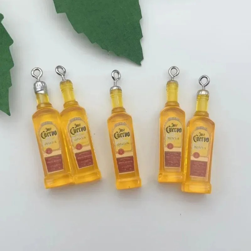 10Pcs/Lot Simulation Beer Bott - đánh giá và giá Resin Art Bottle