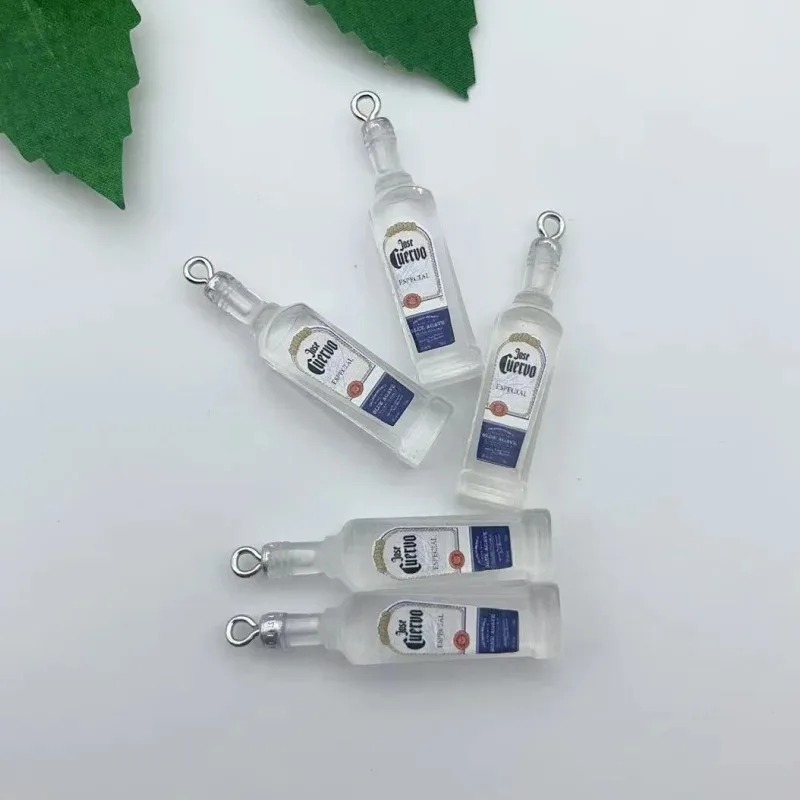 10Pcs/Lot Simulation Beer Bott - đánh giá và giá Resin Art Bottle