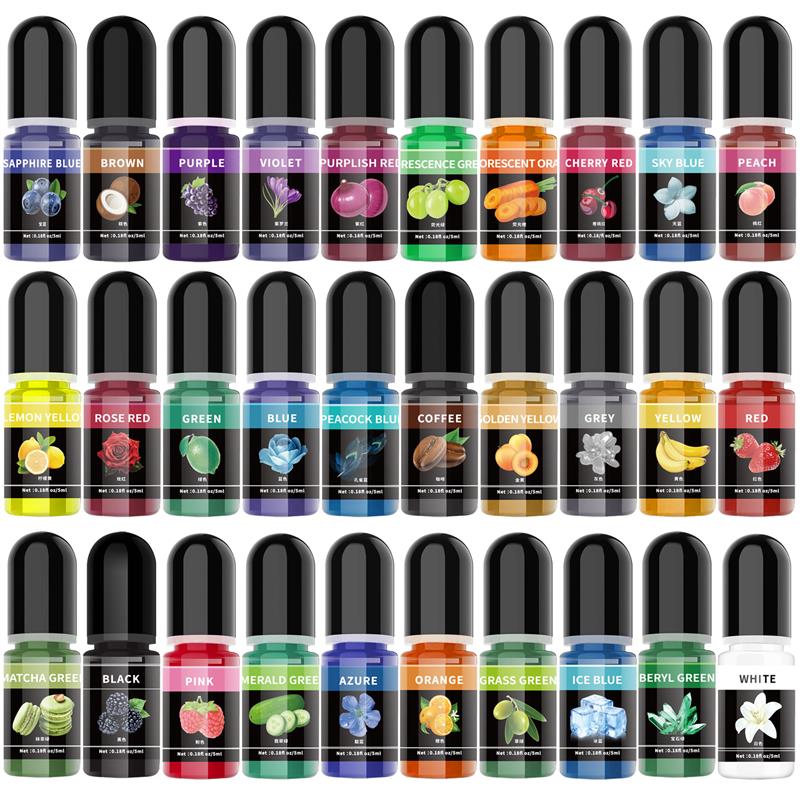 5ml/Bottle Epoxy Resin Pigment - đánh giá và giá Resin Art Bottle