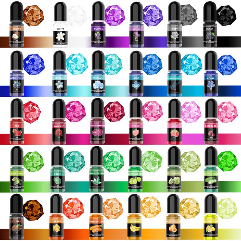 5ml/Bottle Epoxy Resin Pigment - đánh giá và giá Resin Art Bottle