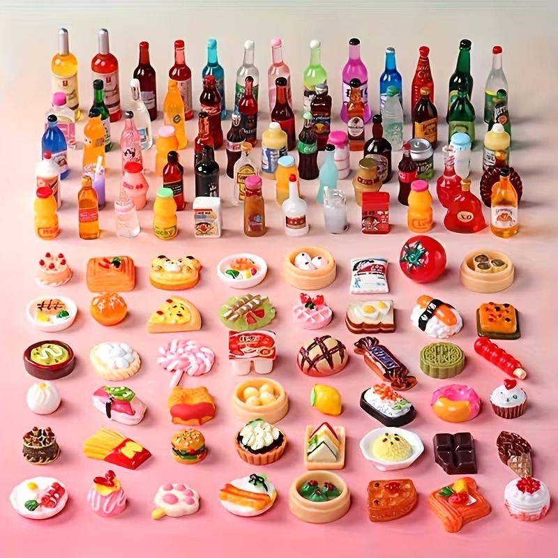 10/50PCSFood Play Miniature Mi - đánh giá và giá Resin Art Bottle