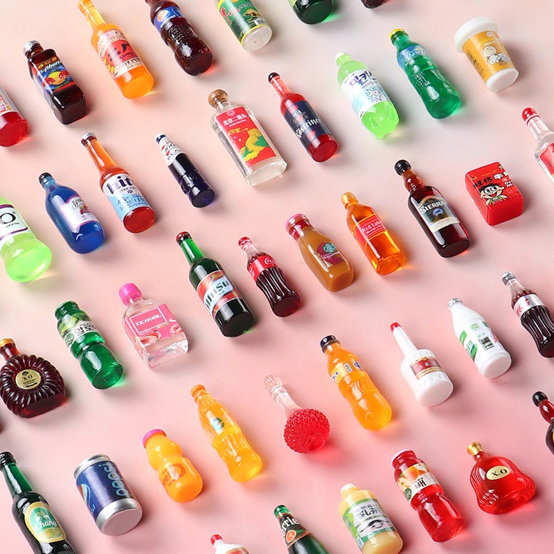 10/50PCSFood Play Miniature Mi - đánh giá và giá Resin Art Bottle