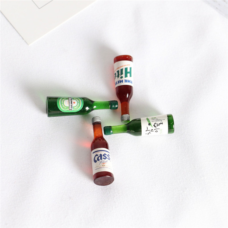 5pcs Dollhouse Mini Beer Bottl - đánh giá và giá Resin Art Bottle
