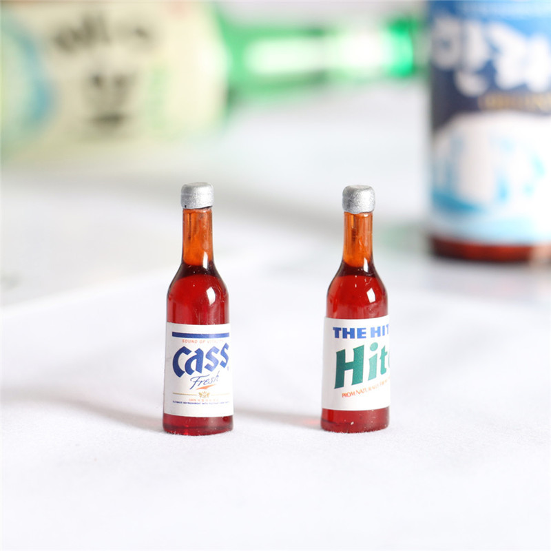 5pcs Dollhouse Mini Beer Bottl - đánh giá và giá Resin Art Bottle