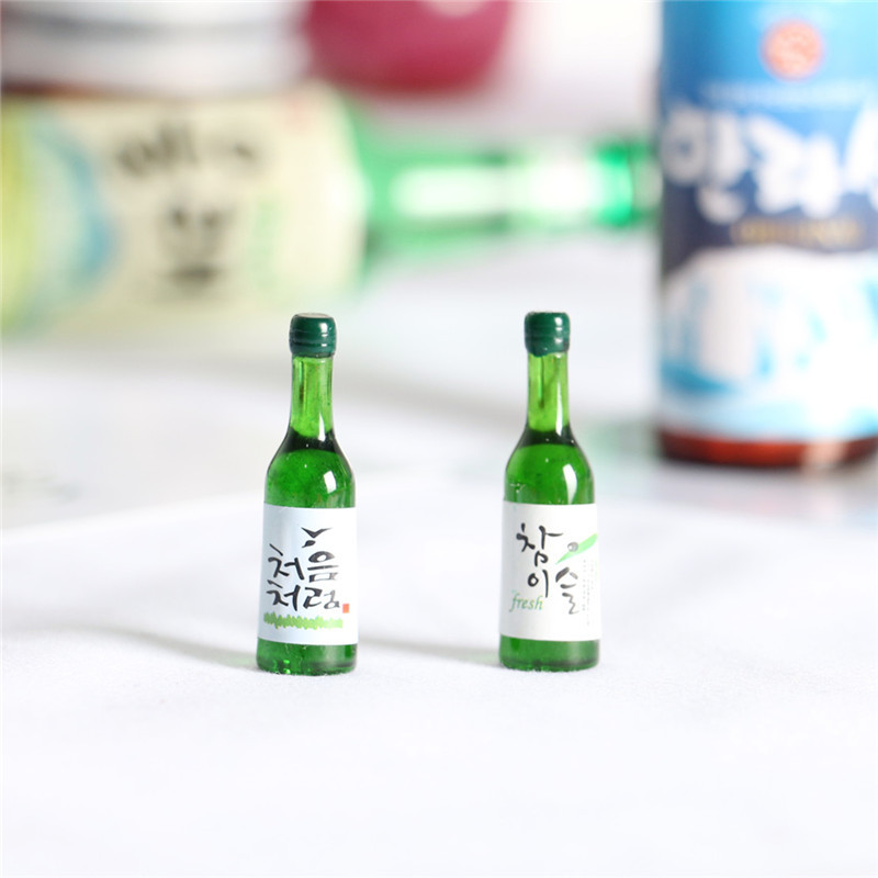 5pcs Dollhouse Mini Beer Bottl - đánh giá và giá Resin Art Bottle