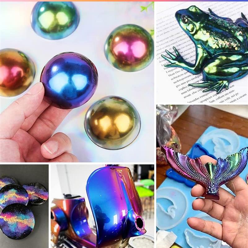 3g Mirror Chameleons Resin Pig - đánh giá và giá Glitter Powder Resin