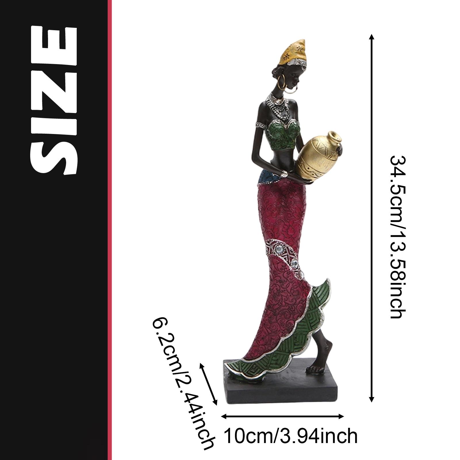 African Art Sculpture Tribal L - đánh giá và giá Resin Art Aesthetic