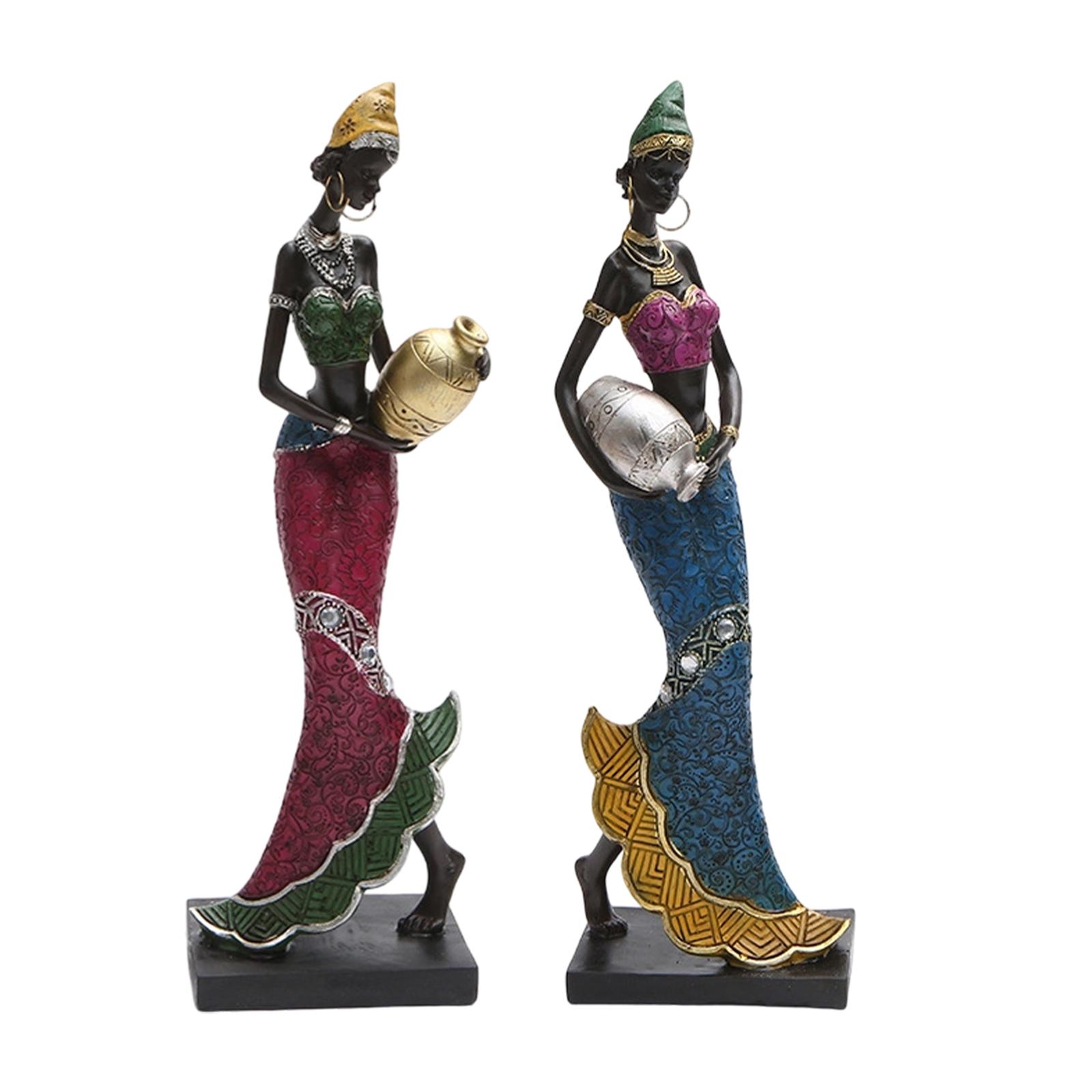 African Art Sculpture Tribal L - đánh giá và giá Resin Art Aesthetic