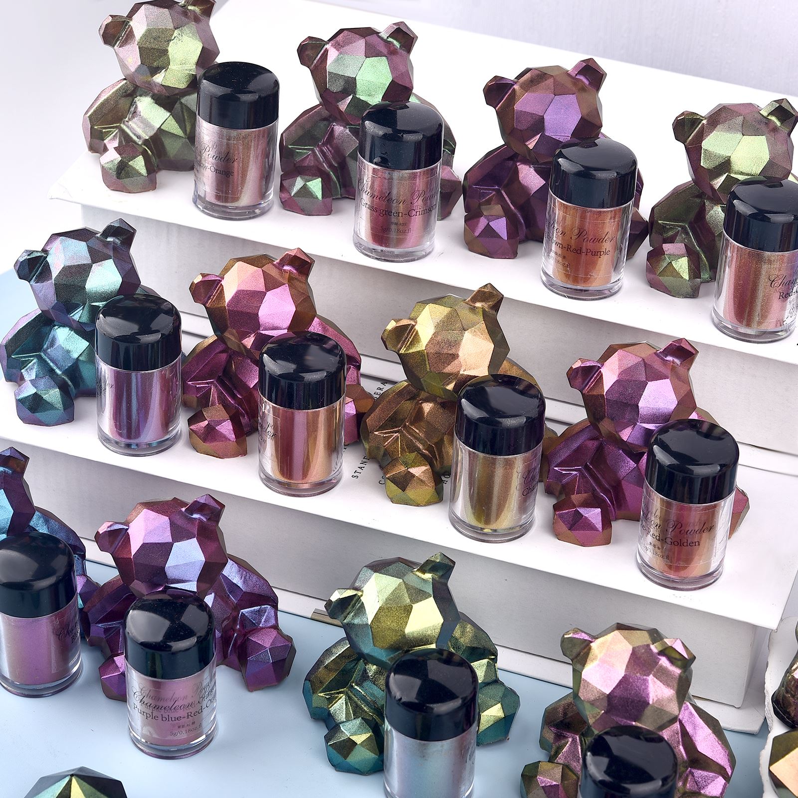 Mirror Chameleon Resin Pigment - đánh giá và giá Glitter Powder Resin