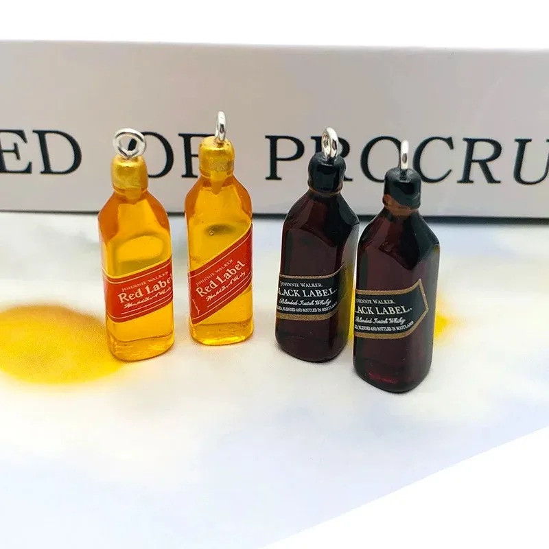 10Pcs Tiny Wine Bar Bottle Res - đánh giá và giá Resin Art Bottle