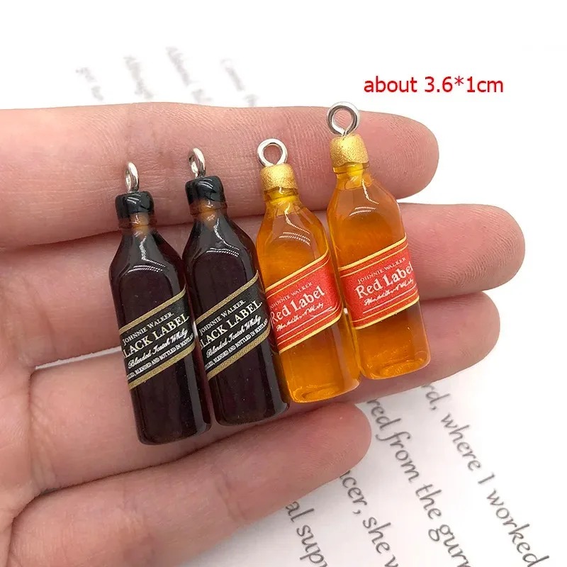 10Pcs Tiny Wine Bar Bottle Res - đánh giá và giá Resin Art Bottle