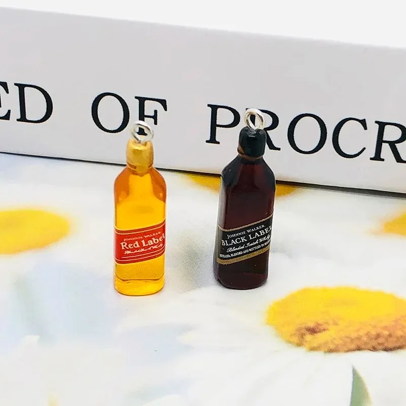 10Pcs Tiny Wine Bar Bottle Res - đánh giá và giá Resin Art Bottle