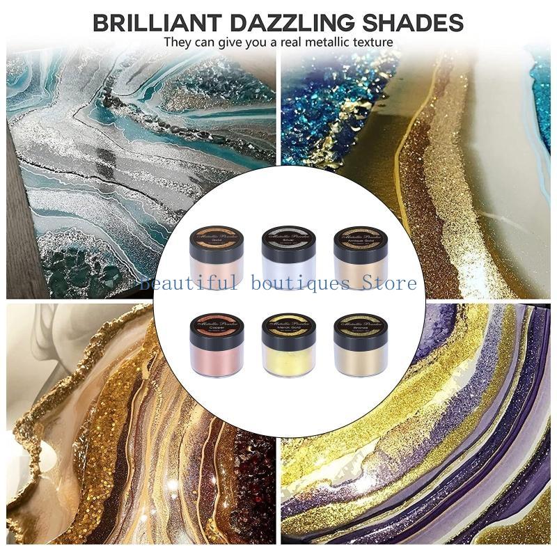 U4LF Bột Mica Nhiều Màu Sắc Sắ - đánh giá và giá Glitter Powder Resin
