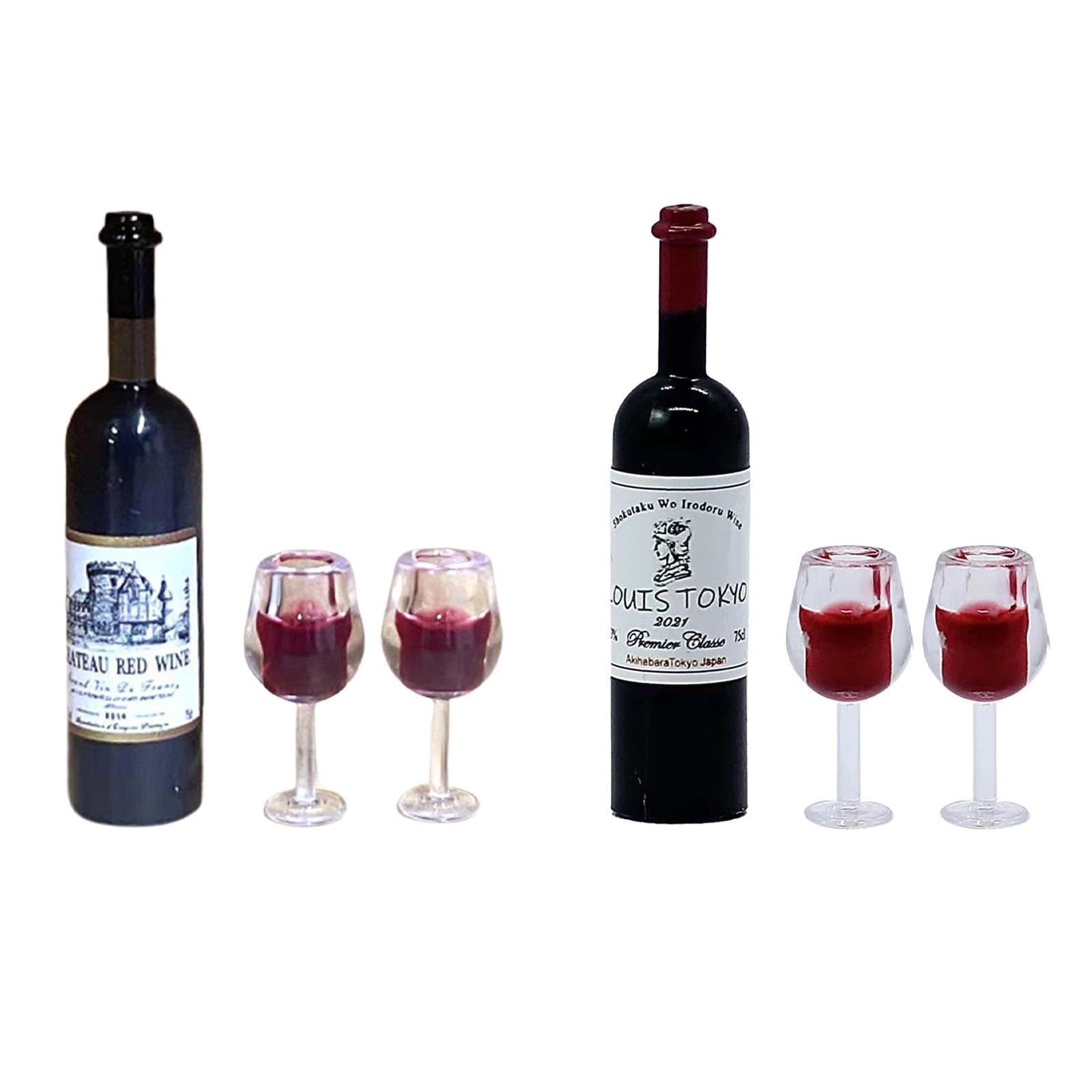 1/12 Scale Dollhouse Wine Bott - đánh giá và giá Resin Art Bottle