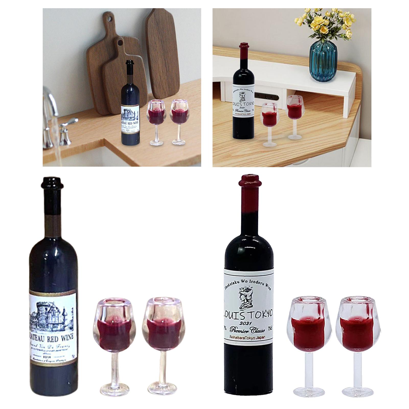 1/12 Scale Dollhouse Wine Bott - đánh giá và giá Resin Art Bottle