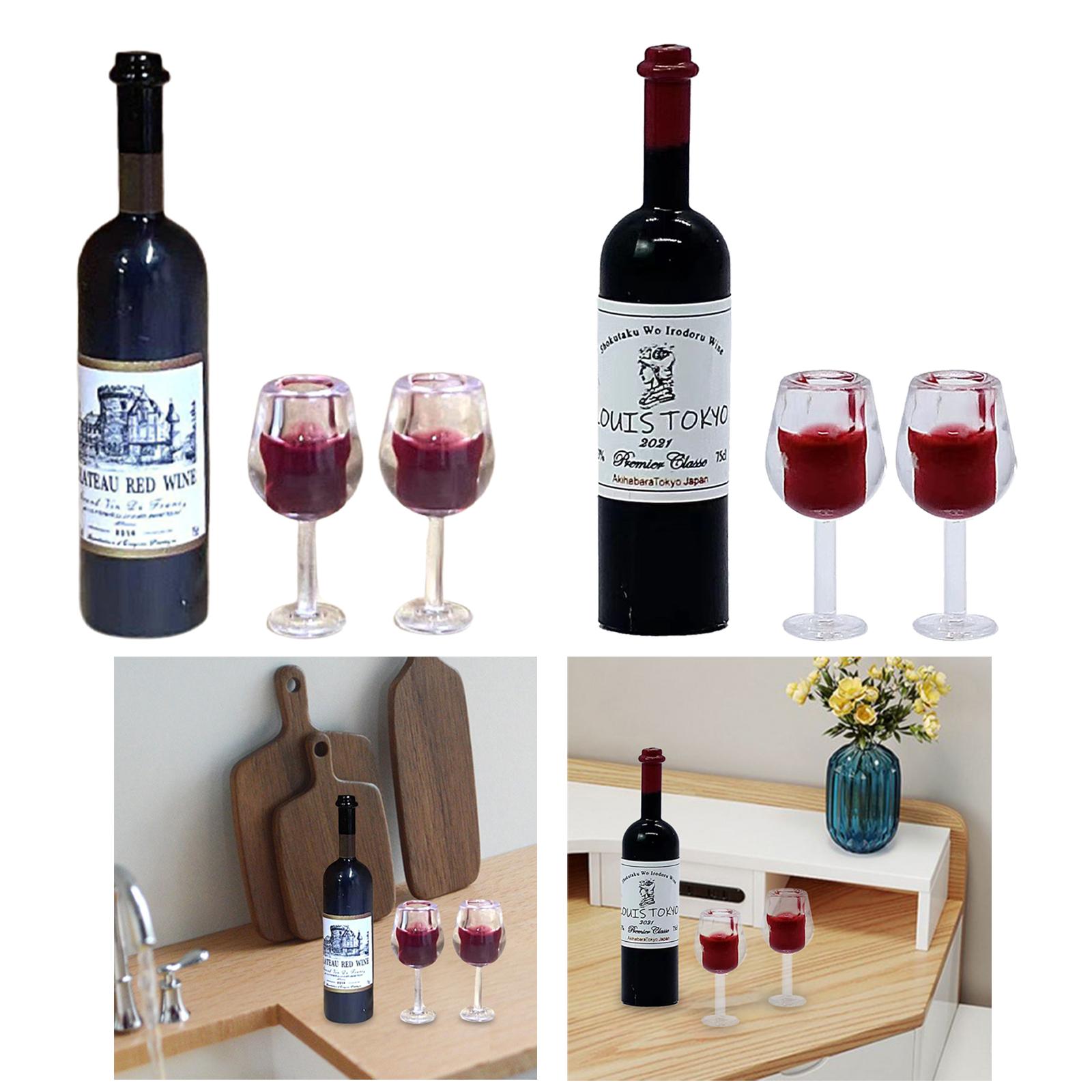 1/12 Scale Dollhouse Wine Bott - đánh giá và giá Resin Art Bottle