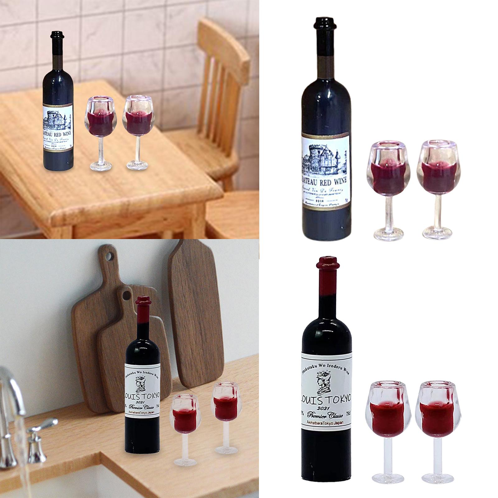 1/12 Scale Dollhouse Wine Bott - đánh giá và giá Resin Art Bottle