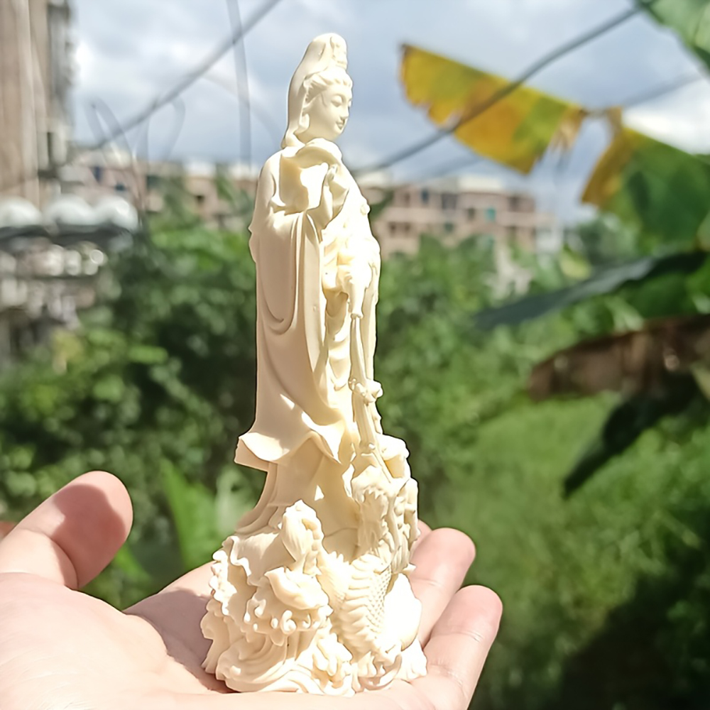 Resin Guanyin Buddha Statue Ch - đánh giá và giá Resin Art Aesthetic