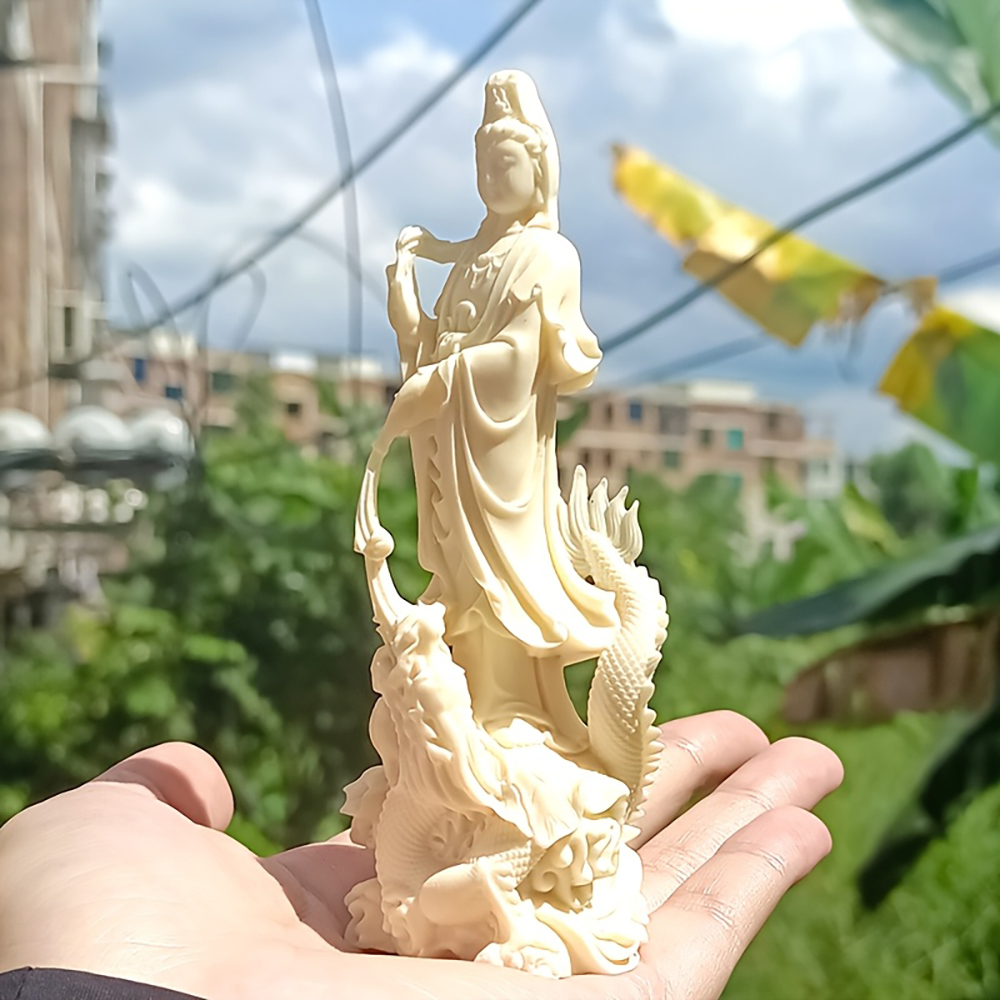 Resin Guanyin Buddha Statue Ch - đánh giá và giá Resin Art Aesthetic