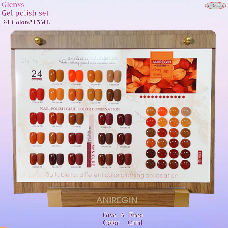 Vintage Brown 24 Color Nail Po - đánh giá và giá Resin Art Online