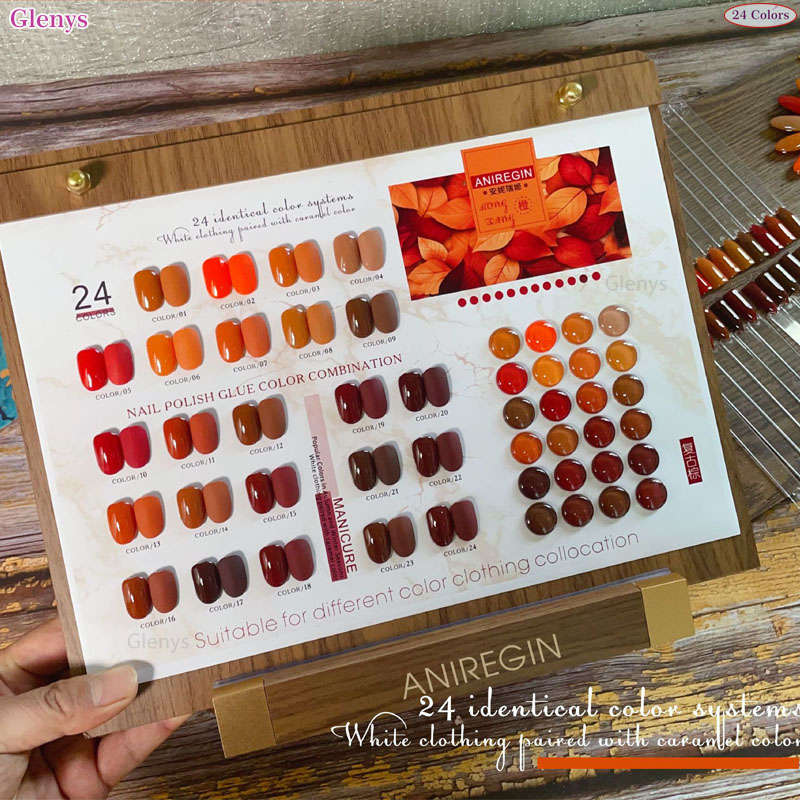 Vintage Brown 24 Color Nail Po - đánh giá và giá Resin Art Online