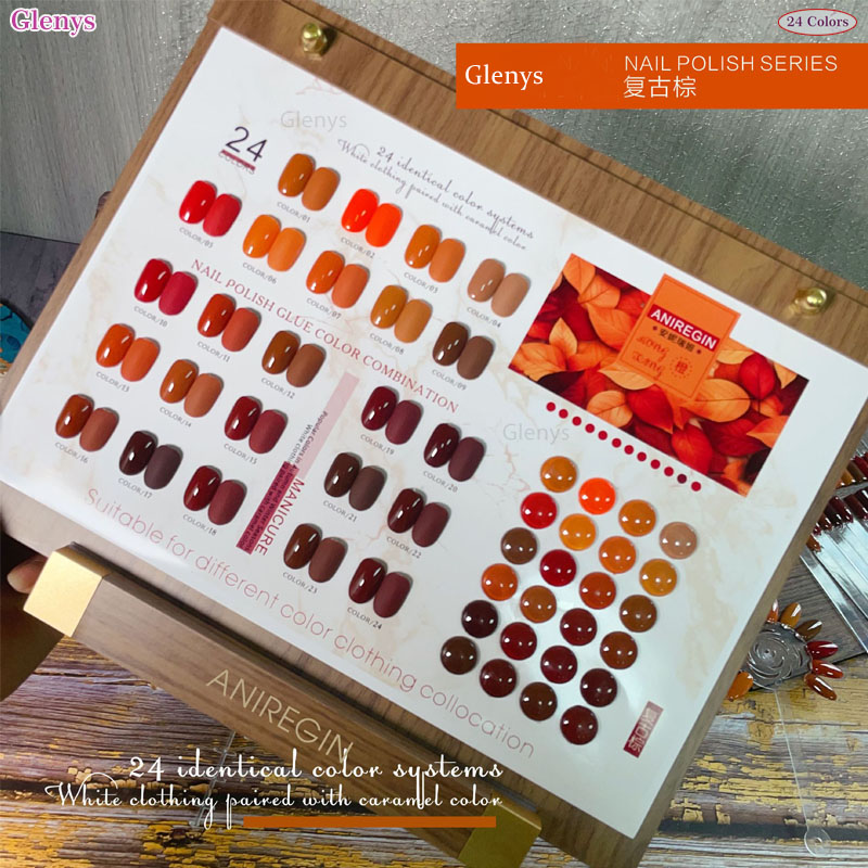 Vintage Brown 24 Color Nail Po - đánh giá và giá Resin Art Online