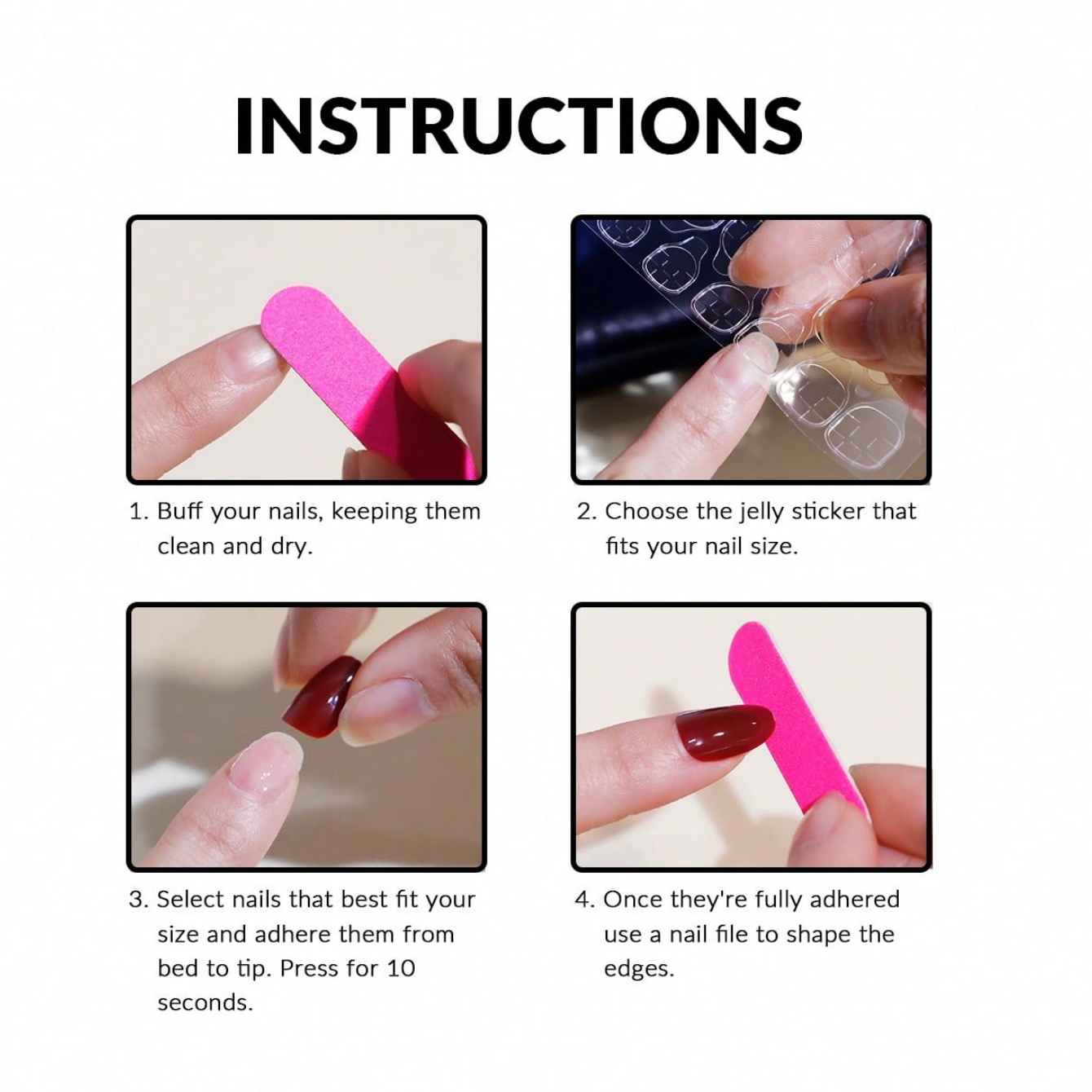 10pcs Pure Hand Pressed Short  - đánh giá và giá Glitter Powder Resin