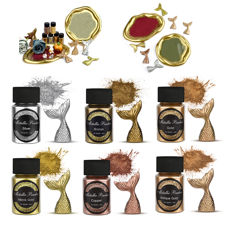 20ml/Bottle Metallic Glitter P - đánh giá và giá Glitter Powder Resin